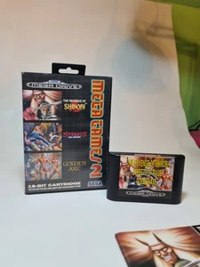 MEGA GAMES 2 für Sega Mega Drive Spiel Modul mit OVP ohne Anleitung Golden Axe - Picture 1 of 11