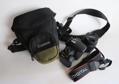 Canon EOS Rebel T5 18.0 MP DSLR Camera Kit with EF-S 18-55mm f/3.5-5.6 IS II... - Image 1 of 4