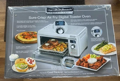 Hamilton Beach PROFESSIONAL Sur-Crisp AirFryer Toaster Ofen Combo, 6in1, NEU verpackt - Bild 1 von 4