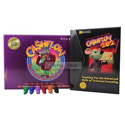 New 101 & 202  Cashflow Boardgame Rich Dad Investing Finance  - Free SHIPPING UK - Image 1 of 4