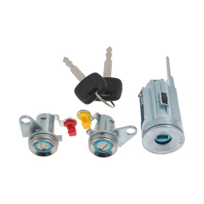 Ignition Switch & Door Lock Cylinder Set w/2Keys for 1993-1997 Toyota Corolla - Image 1 of 4