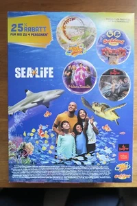 25% Rabatt Gutschein Coupon Heide Park Gardaland Madame Tussa Dungeons Sea Life - Bild 1 von 5