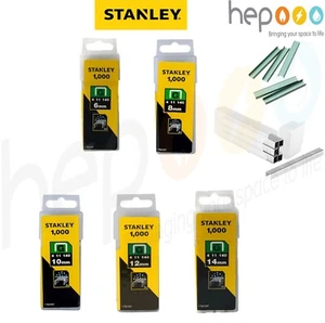 Stanley Staples 6mm 8mm 10mm 12mm 14mm Type G Heavy Duty Staple Gun - Choose - Picture 1 of 26