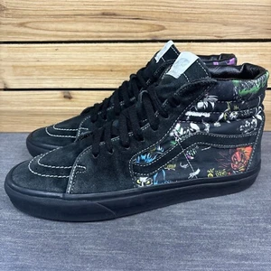 Vans x Disney Sk8-Hi 100 Villains Men’s US 10 High Top Sneakers Shoes Black - Picture 1 of 14