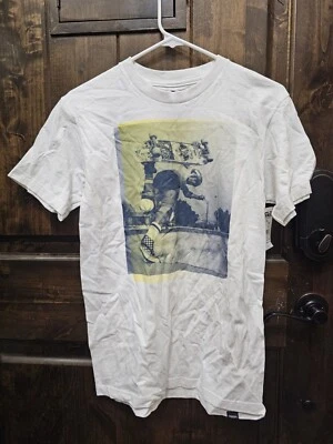 Vans Steve Caballero Backside Boneless Mens Small White T-shirt - Image 1 of 4