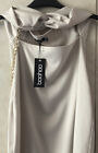 Boohoo Dress size 8. Beige Faux Silk. Gorgeous. Brand New