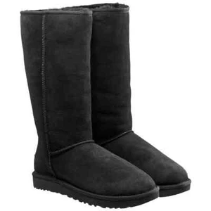 UGG Women's Classic Tall II Black Winter Boot 1016224 - Picture 1 of 5