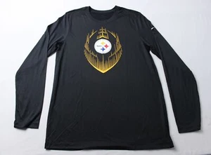 Pittsburgh Steelers Men's Nike Legend Icon L/S T-Shirt CG2 Black Large NWT - Picture 1 of 5