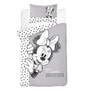 Disney Baby Minnie Mouse Cot Bedding Set 135cm x 100cm & Pillowcase 60cm x 40cm - Picture 1 of 3