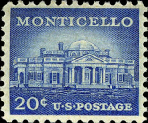 Scott#: 1047 - Monticello, Home of Thomas Jefferson Single Stamp MNH OG - Image 1 of 1