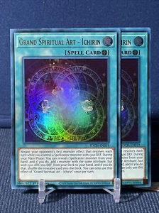 2x Yugioh TCG Grand Spiritual Art-Ichirin SDCH-EN019 Rare Holo NM/M - Picture 1 of 2