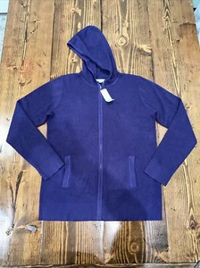 NWT Evolution Women’s Size XXL Full Zip Hoodie - Indigo Blue - Picture 1 of 8