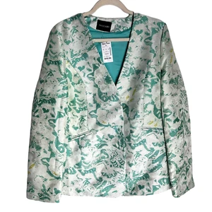NWT DOLCE CABO Womens Cardigan Jacket Size XL Teal Blue/Seafoam V-Neck - Picture 1 of 8