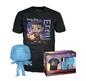 NEW Funko Attack On Titan POP Eren With Marks Vinyl Figure 2XL T-Shirt Set - Picture 1 of 2