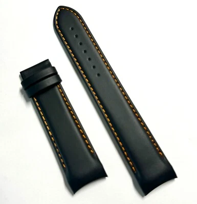 Correa de cuero negra Tissot original para parte posterior del estuche # T035407A / T035446A 22 mm Foto 1 de 2