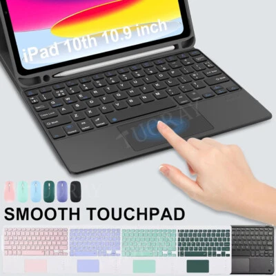 Touchpad Keyboard Mouse For Samsung Galaxy Tab S10+ S9 FE/S9 S8 A9+ A8 S6 Lite - Image 1 of 4