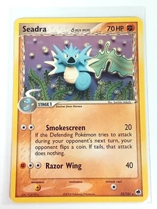 Carta Pokémon Rara Especie Delta Seadra 22/101 2006 - Imagen 1 de 4