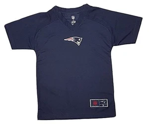 New England Patriots Navy Blue Team Apparel Performance Tee Youth X-Large 18/12 - Picture 1 of 2