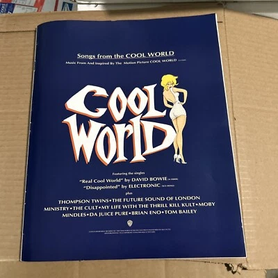 Original 13 By 11” Cool World Movie David Bowie Brian Eno 1992 Album Ad FLYER - Image 1 of 2