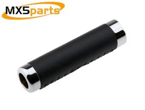 MX5 Handbrake Handle Lever Black Leather & Chrome Mazda MX-5 Mk1 Mk2 1989>2005 - Picture 1 of 5