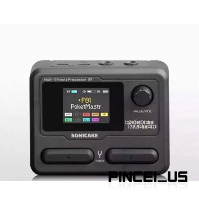 Sonicake Pocket Master (Black) Multi-Effects Processor BT IR Cabinet Simulator - Image 1 of 4