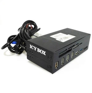 Raidsonic ICY BOX IB-867-B 6-Port Hub 5,25" MultiSlot-CardReader ~mit Rechnung - Afbeelding 1 van 5