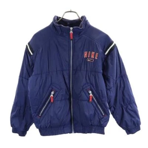 NIKE 90s White tag Batting jacket L(14-16) Navy system Kid's - Picture 1 of 10