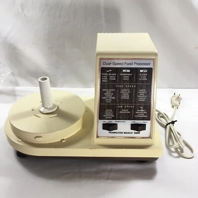 Hamilton Beach Scovill Dual-Speed Food Processor Model # 702-4 BASE ONLY - Image 1 of 4