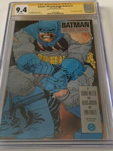 BATMAN: THE DARK KNIGHT RETURNS #2 CGC 9.4 SS Signed by Frank Miller ~ New Robin - Picture 1 of 10