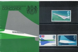 GB QE2 1969 Concorde paquete de presentación de la oficina de correos alemana raro - Imagen 1 de 1