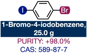 1Br-4I-Ph || CAS: 589-87-7 || 25 g || Purity: +98.0% - Picture 1 of 6