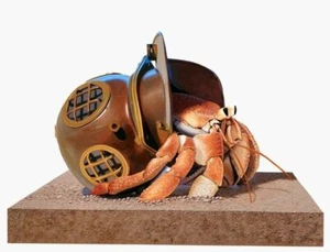 JOSH KEYES THE HERMIT TOYQUBE SIGNATURE SERIES Sculpture - Picture 1 of 4