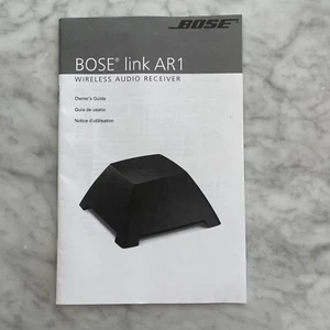Bose Link AR1 Owner’s Guide Manual - Picture 1 of 2