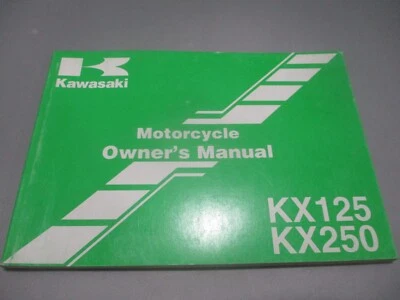 Manual del propietario Kawasaki 2000 KX125-L2 KX250-L2 99920-1957-01 Foto 1 de 3