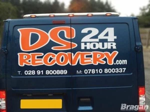 Rear Roof Bar + Multi-Function LED Lights For LDV Maxus V80 Stainless Steel - Picture 1 of 7