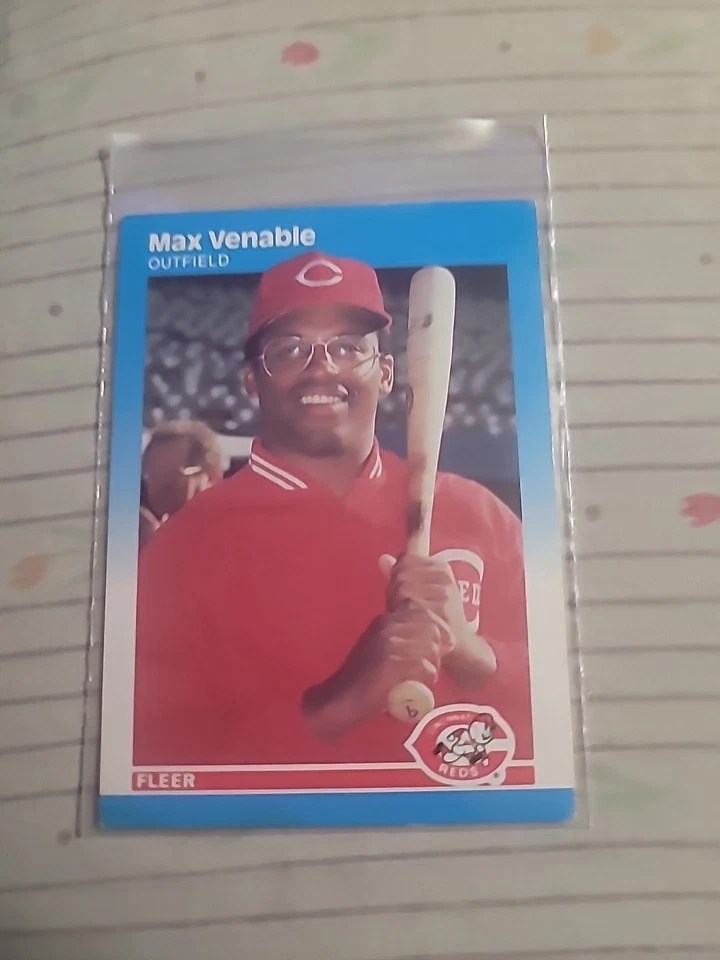 1987 Fleer - Max Venable #216 - Image 1 of 1