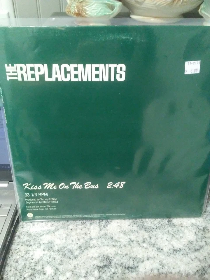 The Replacements - Kiss Me On The Bus (1985) 12 inch vinyl record SIRE Promo VG+ - Image 1 of 1