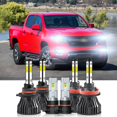 Combo de faros LED + faros antiniebla para Chevrolet Colorado 2015-2020 2021 2022 Foto 1 de 4