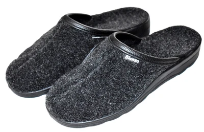 BLENZO Filz Herren Clogs Gartenschuhe Hausschuhe Pantoffeln Schuhe GästeschuheGr. 40-48