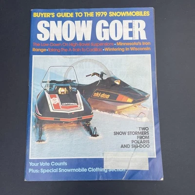 SNOW GOER  Snowmobile Magazine September 1978 VTG - Image 1 of 4