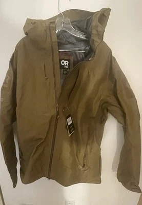 NWT Outdoor Research Pro Allies Mountain Gore-Tex  Jacket, Men’s, XL Coyote - Image 1 of 4