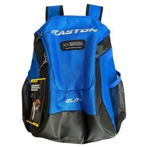 Easton NWT Game Ready Youth Elite II Backpack Royal Blue Black Baseball Bag - Picture 1 of 10