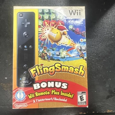 Nintendo Wii Fling Smash W/ Wii Remote Plus Factory Sealed Y Fold New - Image 1 of 4