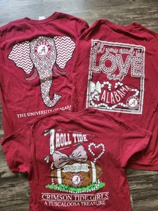 Alabama Crimson Tide Football Graphic T Shirt Bundle - Picture 1 of 4
