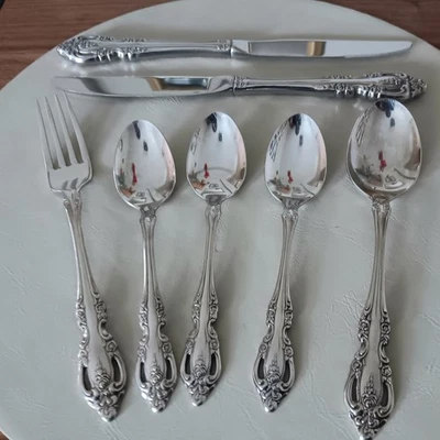 Oneida Community Stainless BRAHMS Flatware Mixed Lot of 7 - Image 1 of 3
