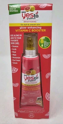 Yes To GRAPEFRUIT VITAMINA C POTENCIADOR Brillo Iluminador Mejora el Cuidado de la Piel Nuevo Foto 1 de 4