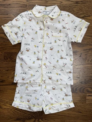 Petite Plume Kids Easter Frolic Twill Pajama Short Set with Easter Prints Size 4 - Image 1 of 4