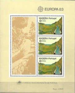 EUROPA CEPT - 1983 MNH "Great Works Of Human Genius" Souvenir Sheet (3) ! - Picture 1 of 1