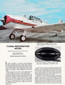 North American AT-6 / SNJ Aircraft Report 11/17/2024j - Picture 1 of 1