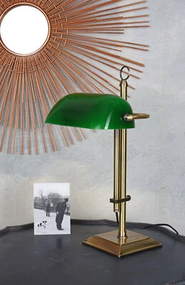 Bankerleuchte Jugendstil Bankerlampe Schreibtischlampe Tischlampe Büroleuchte - Bild 1 von 4